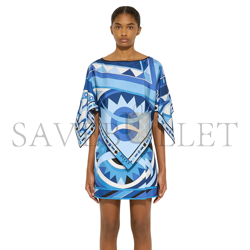 PUCCI VIVARA PRINT SKIRT 5URV375U730P10